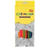 PENCIL CRAYONS Colour Me Neon 12PK