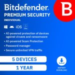BitDefender Premium 1 Year 5 Device