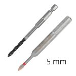 Alpen 2PC Porcelain C Protector & Concrete Drill Bit Set 5MM ALP30305
