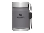 Stanley The Legendary Food Jar With Spork 400ML Charcoal