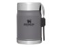Stanley The Legendary Food Jar With Spork 400ML Charcoal