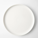 Omada - Flat Stackable Dinner Plate White