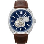 Timberland Men's Williston Stainless Steel Leather Watch