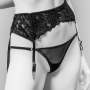Black Pinup Suspender Belt - S