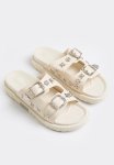 Sissy Boy Buckle Slide - Off White