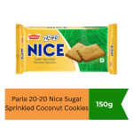 20-20 Nice Coconut Sugar Sprinkled Cookies Nariyal Biscuit 150G - Crunchy Sweet Bakery Biscuits For Quick Mid-day Office Snack B