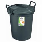 Garbage Bin 70L Black