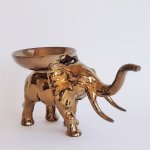 Elephant Candle Holder - Bronze