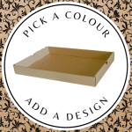 Design Hamper Tray Shirt Brown Kraft 340 X 250 X 40MM