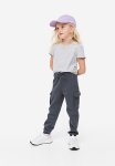 Cargo Joggers - Dark Grey