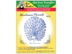 Handsome Peacock Aunt Martha's Hot Iron Embroidery Transfer