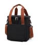 Black Waterproof Hot Or Cold Lunch Cooler Bag