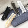 Portable Double-Sided Folding Comb - Compact Durable Plastic Hairdressing Tool For Travel & Dorm Use