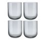 Fuum Drinking Tumbler Glasses Tinted In Smoky-grey Set Of 4