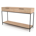 Vera Server With Drawers - Pine In Chestnut Finish