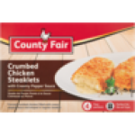County Fair Frozen Chicken Steaklet With Pepper Sauce 400G