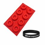 Killer Deals Dishwasher Safe Non-stick 8 MINI Donut Silicone Baking Mould - Best Bargains Online