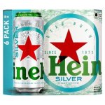 Silver Pure Malt Lager Beer Cans 6 X 500ML