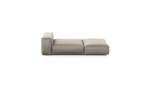 Lounger - Velvet - Stone - 220CM X 105CM