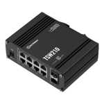 TSW210 8-PORT Gbe Unmanaged Industrial Switch With 2X Sfp Ports