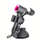 1PC Hair Dryer Holder For Dyson Ultrasonic Hair Dryer Magnetic Bracket Holder With Power Plug Cable Manager Aluminum Alloy Brack