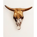 Cow Large Skull Bronze