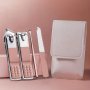 4pcs Professional Manicure Set: Stainless Steel Nail Clippers Cuticle Trimmer & Pusher - Complete Grooming Kit For Hands & Feet
