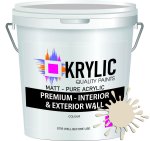 Premium Interior & Exterior Wall Paint Beach Comber - 1 Lt Beach Comber