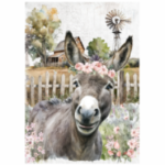 Deco Print Daphne Donkey