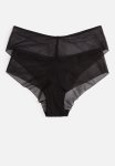 2-PACK Mesh Hipster Briefs - Black