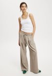 Cotton On Luis Pull On Suiting Pant - Taupe Marle
