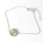 Sterling Silver Flower Bracelets - "balance" - Treasure Flower