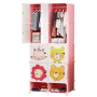 Children's Closet Home Kid Wardrobe Bedroom Storage Cabinet Hoard Box