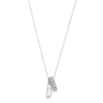 Silver Tone Intricate Fold Pendant