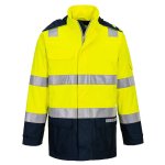 FR605-BIZFLAME Rain+ Hi-vis Light Arc Jacket