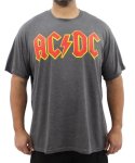 Mens Printed Acdc Tee - 10XL Chcoal