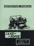 Land Rover Series 1 Instruction Manual 1948-58   4277   - Official Owners&  39 Handbook For 80 107 88 And 109 Models   Staple Bound