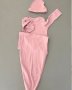Anneen Henze Pink Sleep Sack And Beanie 3/9M