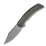 We Knife Snick Titanium Handle Gray/dark Green WE19022F-5