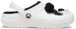 Classic Lined Iam Panda Bear Clog Toddler Age 1-5 - Chalk black C10