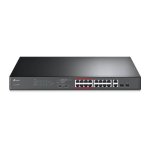 Tp-link 16-PORT Adv Fe Poe+ 2P Gbe 2P Gbe Sfp
