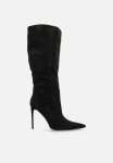 Lothario Boot - Black Diamante
