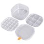 Transparent Jewelry Storage Box With 16 Compartments - Clear Organizer