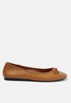 Cotton On Emma Bow Ballerina - Tan Pu