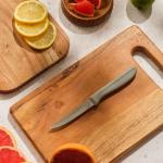 Serrated Paring Knife Grey