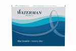 Waterman Ink Cartridges – Blue