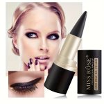 Matte Waterproof And Smudge Proof Eyeliner Balm Black Single-head Solid Eyeliner Balm