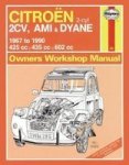 Citroen 2CV Owner& 39 S Workshop Manual Paperback