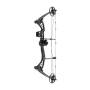 Man Kung 55LB Compound Bow Aurora Black - MK-CB50BK-KIT
