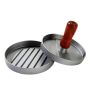 Aluminium Burger Press With Wooden Handle - 11 X 1.7CM - Set Of 2